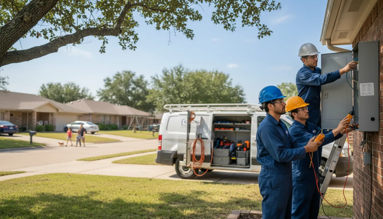 Certified electrician providing emergency electrical services in Montpelier, IA